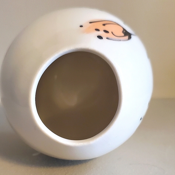 Yellow Floral Pebble Vase by Rachel de Conde - Picture 7 of 10